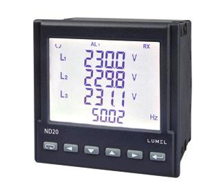 ND40 - analizador/grabador ND40 0 - clase S 1 - salida 8 relés 00 -