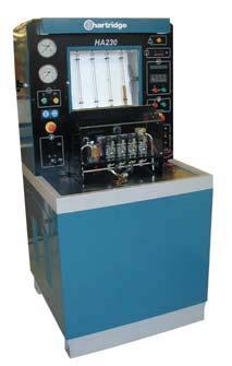 Probador de Inectores HEUI HA230 Diseñado específicamente para la realización de pruebas en inectores unitarios accionados hidráulicamente controlados electrónicamente (HEUI), el HA230 es el