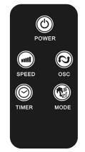 Características Técnicas 220 240 V ~ 50 Hz 45 W Ventilador de torre - ALISIO -Ajuste mediante panel de control o
