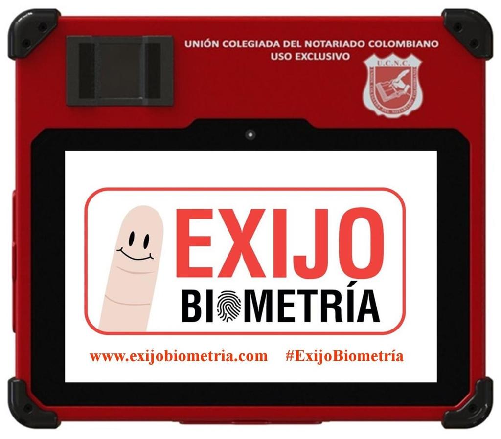 Boletín de Prensa Llega la Biometría Móvil a las notarías del país! El dispositivo para la identificación y autenticación biométrica en línea estará al servicio de los usuarios en 60 días.