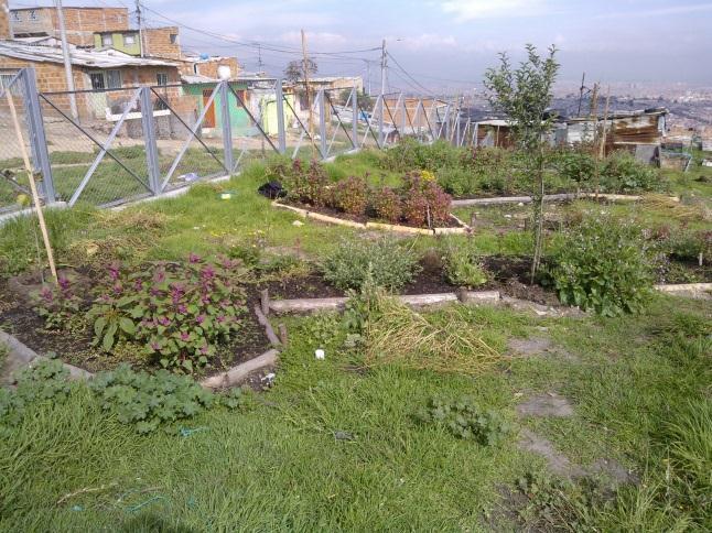 vegetales, donde un jardín convencional no puede ser accesible.