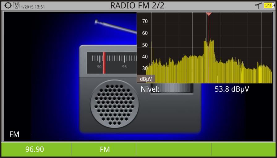 5.3.2 MODO TV: Vistas Radio Las vistas de radio son: RADIO 1/2: AUDIO RADIO