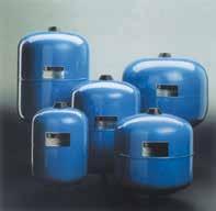 132 Accesorios para agua caliente sanitaria ACS Vasos de expansión de SANITARIA A medida que la temperatura del agua caliente sanitaria aumenta, el volumen de la misma también aumenta con el