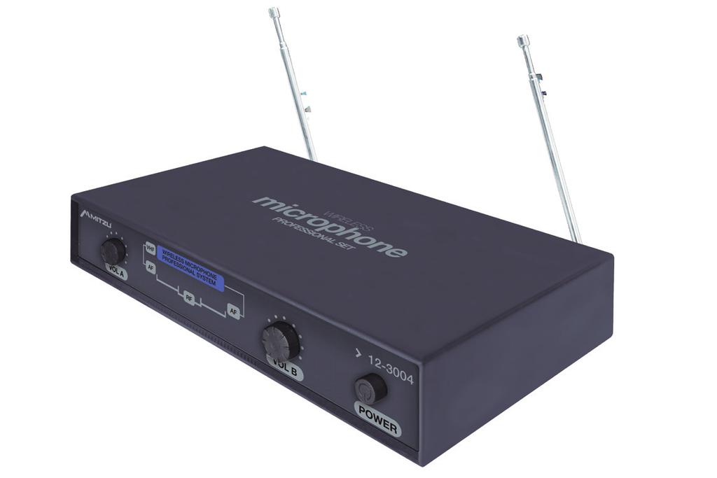 220-270 MHz Frecuencia: 60 Hz - 6 khz Sensibilidad: 90 db