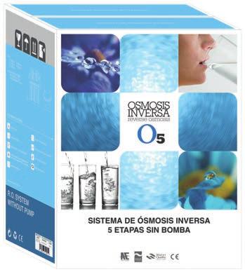 08. Ósmosis inversa / Reverse osmosis doméstico Equipos domésticos / Domestic equipment 5 Etapas / 5 stages RO1