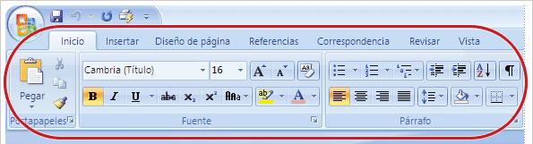 1 Microsoft Office Word 2007. Al abrir Word 2007 por primera vez, es posible que le sorprenda su nuevo aspecto.