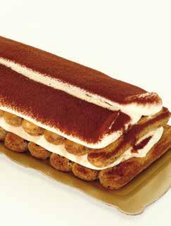 BANDAS 10316 BANDA PASTEL DE CHOCOLATE Pastel en forma de banda a base de bizcocho de chocolate relleno de mousse de