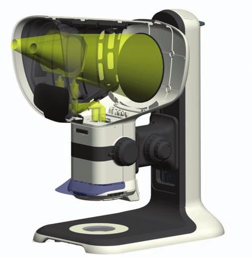 una excelente facilidad de utilización. La tecnología Dynascope explicada Lynx EVO es un verdadero microscopio estéreo óptico.