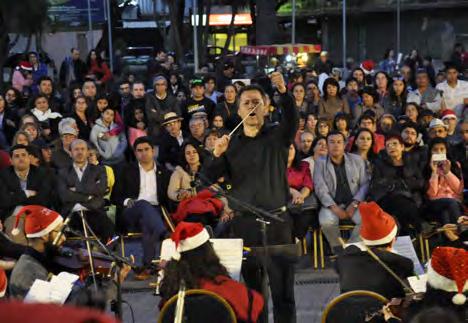 interpretó la Orquesta Juvenil Municipal de Talcahuano junto al Coro de la UBB