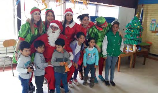 Blumar celebró anticipadamente la Navidad en San Vicente