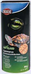 tortugas de hecho con crustáceos deshidratados agua en desarrollo y mayores (gammarus, gambas, pescado y moscas de rico en proteínas y fósforo agua) garantiza una comida