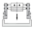Dos detectores magnéticos Se pueden detectar dos posiciones entre q, w y e.