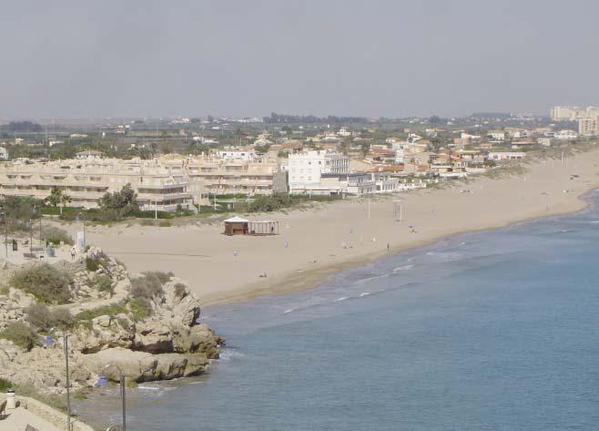 PLAYA DOSEL, (Playa Natural) (Incluida en el ámbito del Parque Natural de l Albufera de Valencia, limita al sur con el Cabo de Cullera, al norte con la playa del Mareny de Sant Llorenç, y al oeste