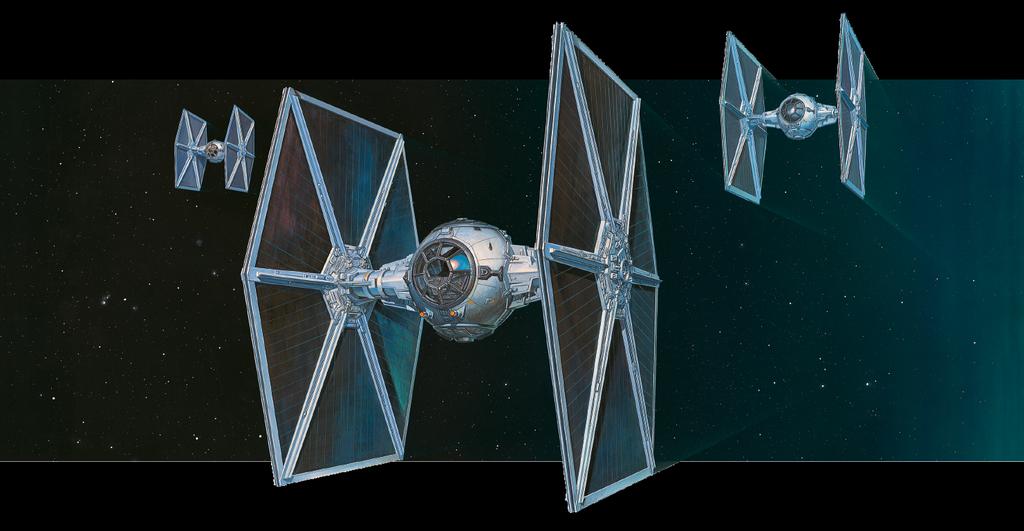 Acerca del TIE Fighter & Lucasfilm Ltd. TIE Fighter significa caza de doble motor de iones. Esta nave representa la primera línea de defensa del Imperio Galáctico y, a menudo, se despliega por miles.