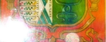 Escudo de armas de Don Gomes Suarez de Figueroa Inka Garcilaso de la vega 1539 1616 La otra mitad del escudo presenta simbología que pertenece a su linaje materno para algunos autores presenta los