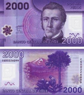 Chileno. Las monedas son de 1, 5, 10, 100 y 500 pesos.