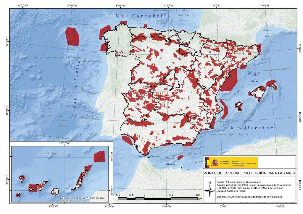 Las Zonas de Especial Protección para las Aves (ZEPA) tienen una gran importancia en España, como zona de paso o de invernada de múltiples especies de aves.