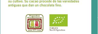 Origen / organización CJ : FECCANO /Haití Ingredientes : Pasta de cacao de Haití 66%, manteca de cacao, azúcar de caña Cacao: 72% mínimo