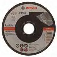 101 DISCOS RADIAL Discos de Corte Rápido Discos de corte para INOX con un buen rendimiento Para amoladoras