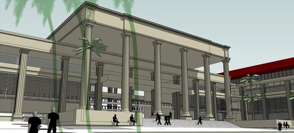 Edificación Nueva sede principal del Tribunal Electoral de Panamá. Cliente: Tribunal Electoral. Importe de adjudicación: 21,8 millones de euros.