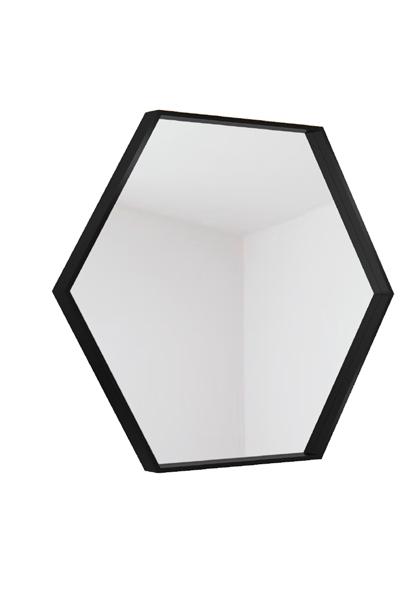 NEPTUNIO Medidas (cms): 75x75h Espejo hexagonal con marco en 5
