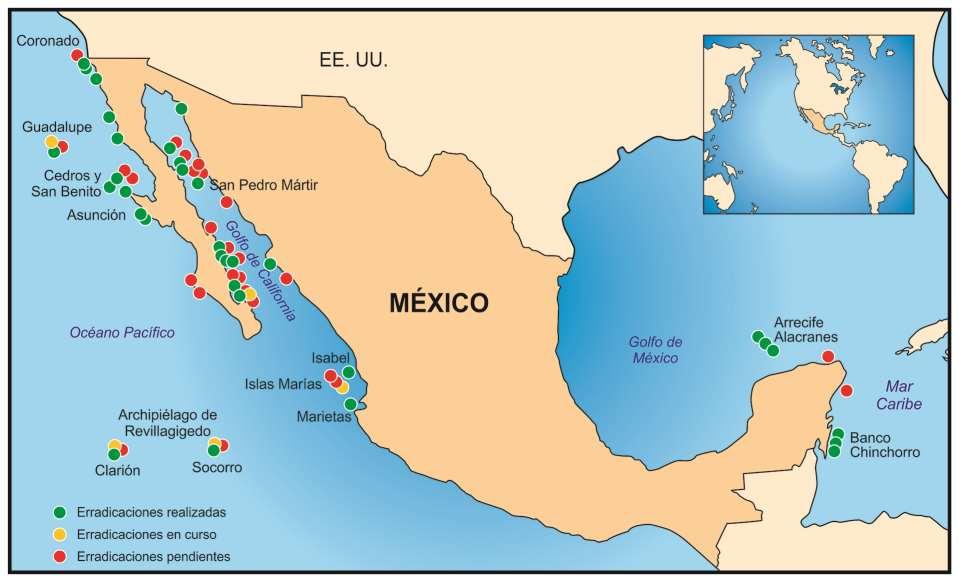 Trayectoria de Restauración de las Islas de México