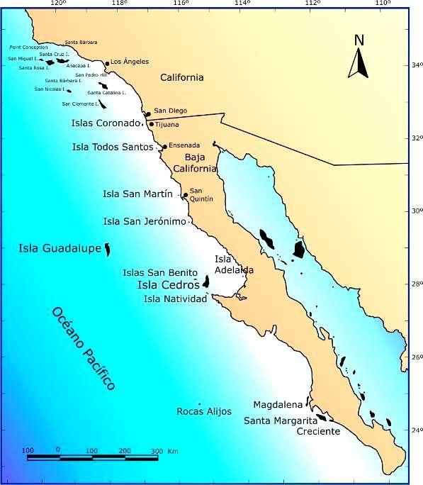 Islas del Pacífico de Baja California Decreto de Reserva de la Biosfera: 7 de