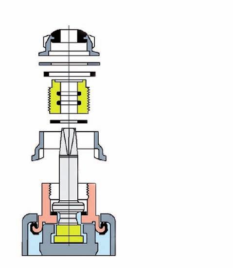 Una de las principales características de la válvula EURO 20, es la ausencia en su diseño de tornillería exterior en la unión de la tapa y el cuerpo, eliminando el posible riesgo de corrosión.