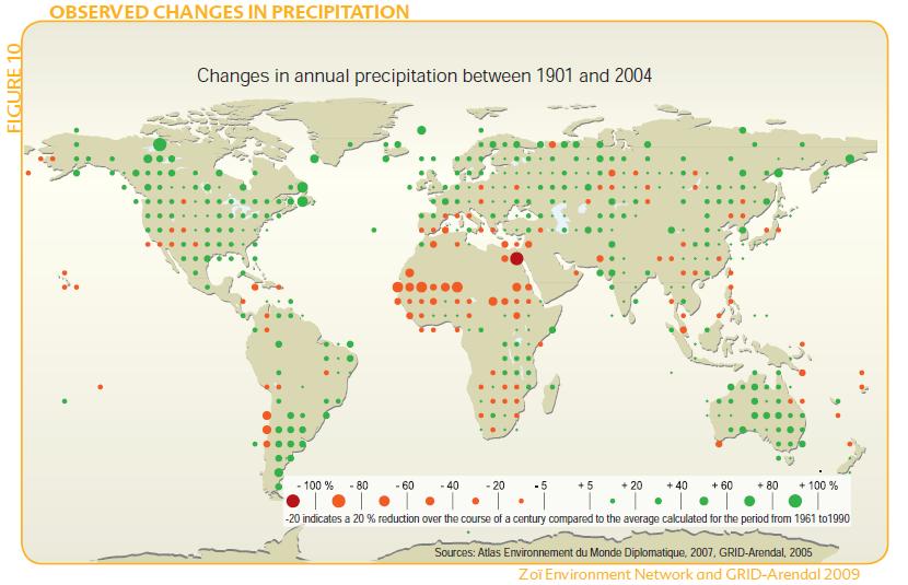 1.2 Evidencias del cambio climático UNEP, UNESCO, WHO, 2011: Climate Change Starter s Guidebook.