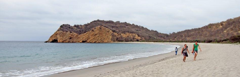 2 Área Recreacional Los Frailes Historia Los Frailes es considerada una de las mejores playas en estado natural del Ecuador y el mundo, se encuentra localizado a 12 Km de Puerto López y 2 Km de la