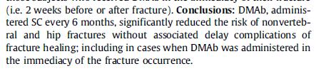 Efecto de los antiresortivos sobre la consolidación FrOP A nivel experimental parece que DMAB consigue un callo óseo
