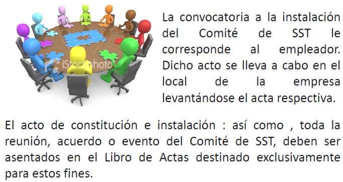 Elecciones del Comité de SST Convocatoria, constitución e
