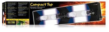 Una combinación de dos bombillas Repti Glo Exo Terra puede usarse (PT2226, PT2227, PT2228) para