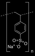 Ácidos bencensulfónicos y sus aplicaciones Se puede obtener un polímero del estireno sulfonado, para preparar resinas de