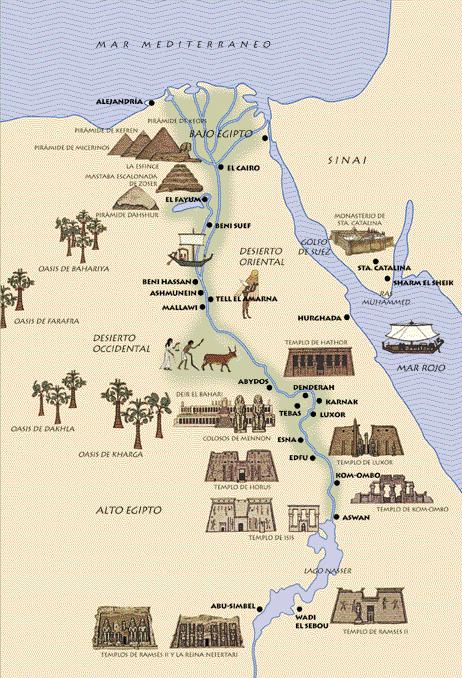 El valle del Nilo fue llamada por los egipcios como Ta Kêmt, es decir la Tierra Negra.