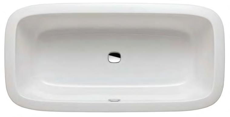 ProductOs Bañera Como ocurre con todos los lavabos de la gama NC Series, la bañera sigue los principios del diseño orgánico, inspirándose en la curva natural que produce la tensión de superficie del