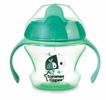 Primeros sólidos Vaso de aprendizaje Diseñado para utilizarse a partir de los 4 meses, este vaso de 150 ml es la opción perfecta para los primeros sorbos del bebé.
