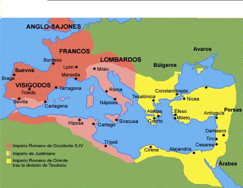 El imperio bizantino. 1. El origen del Imperio Bizantino.
