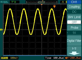 Acoplamiento DC Estado del acoplamiento DC Figura 2-4 Forma de onda visualizada Pulse