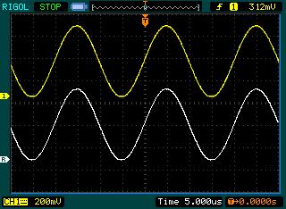 Visualizando una señal de referencia. Figura 2-30 Visualización de una señal de referencia 1. Pulsar REF para mostrar el menú de señales de referencia. 2. Pulsar la tecla 1 para seleccionar CH1, CH2, MATH, o FFT para escoger el canal de Referencia (REF) que desee.