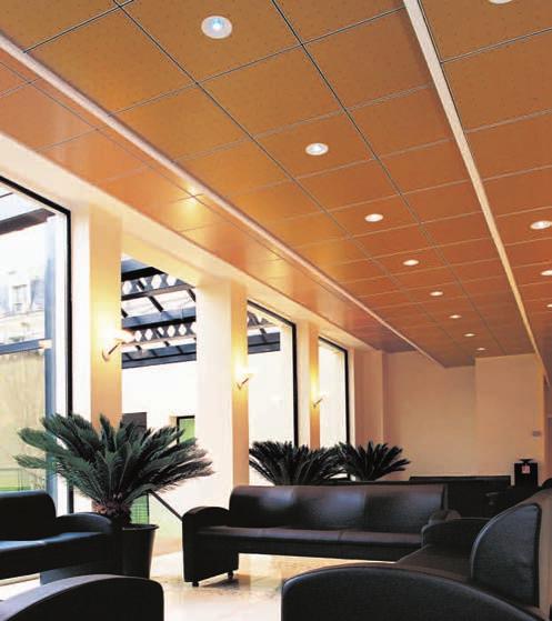 Descripción perfilería recomendable Madera: el elemento natural más bello para la decoración interior, se encuentra actualmente disponible en la gama de techos Armstrong.
