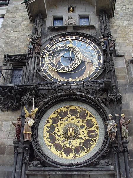 El Reloj Astronómico A mi gusto es la parte más linda del reloj.