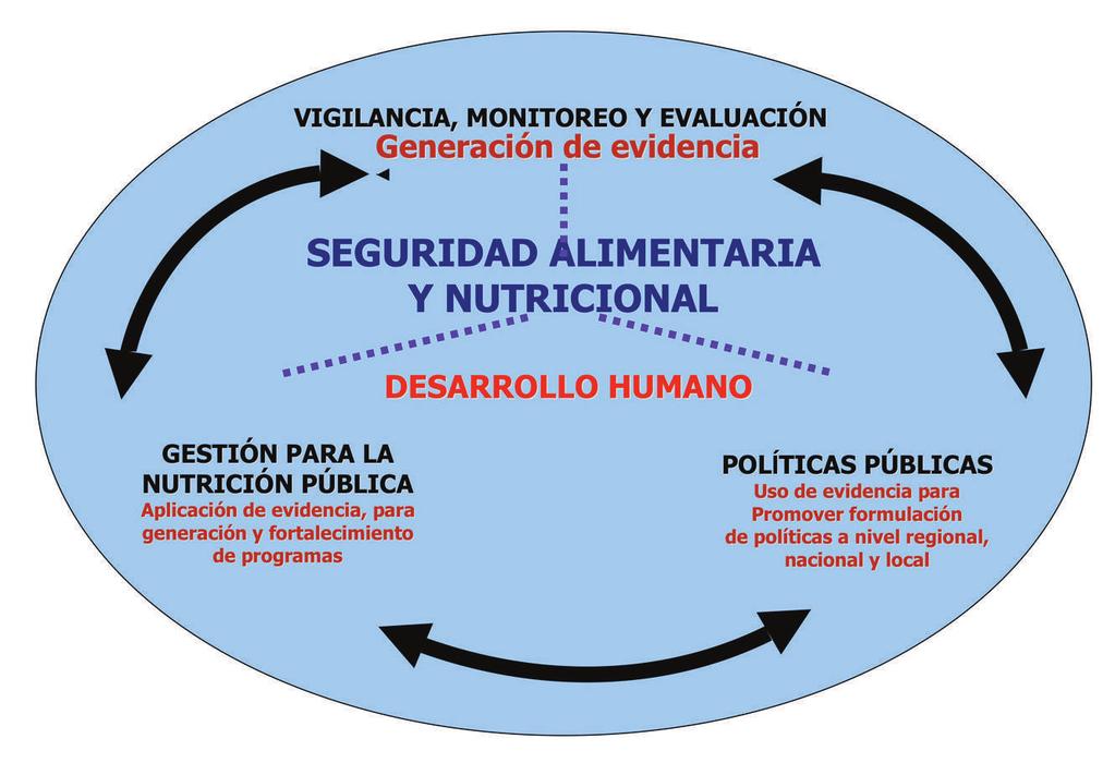 NUTRICIÓN PÚBLICA BASADA EN EVIDENCIA PROGRAMA Y LÍNEAS DE ACCIÓN EN LA INICIATIVA SOBRE SEGURIDAD ALIMENTARIA Y NUTRICIONAL EN CENTROAMÉRICA El sector salud de Centroamérica, en coordinación con