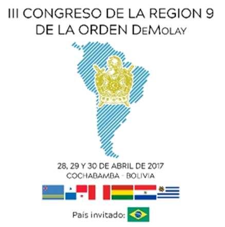 DESCRIPCIÓN DEL CONGRESO El Congreso de la Región 9 de la Orden DeMolay es el máximo evento del año para todos nuestros miembros de Sudamérica y el Caribe.