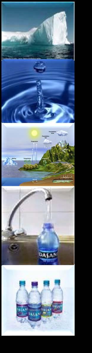 89 billones de litros de agua embotellada se comercia en el mundo (negocio del siglo) Producción de 1.