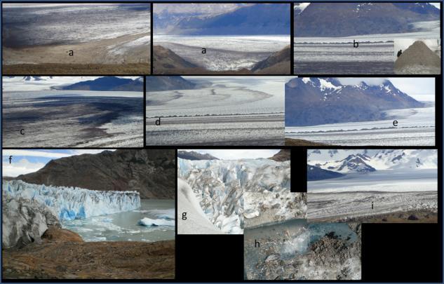 formados por capas protectoras de cenizas volcánicas o depósitos de finos escombros que protegen al hielo cubierto.