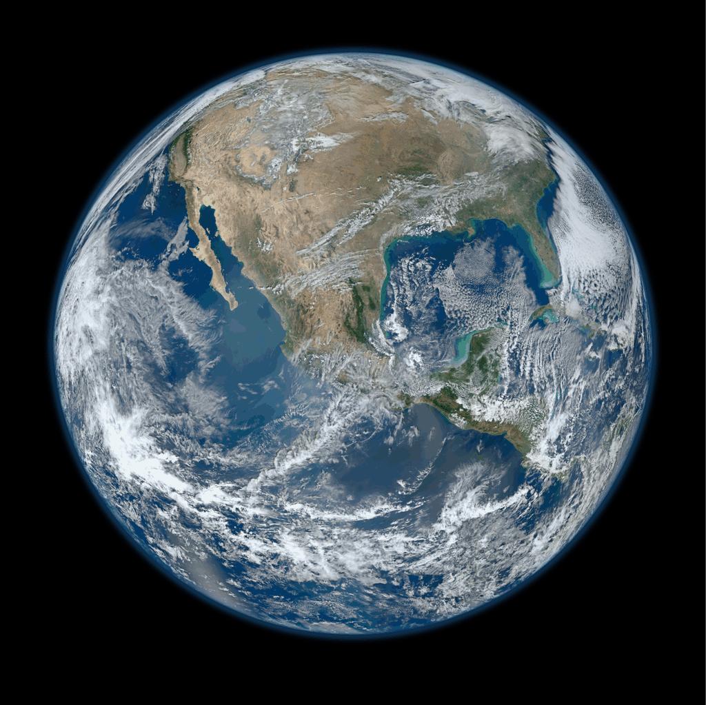Febrero 12 de 2012 Hace poco se tomó una impresionante foto de la tierra con una de las mayores resoluciones aplicadas.
