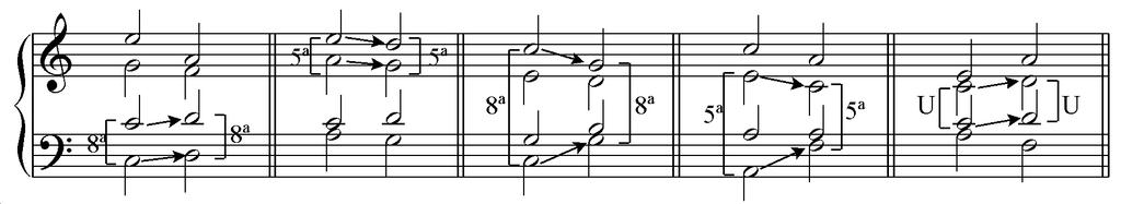 Ø MOVIMIENTOS ARMÓNICOS Los movimientos armónicos que conducen a un intervalo de 3ª o de 6ª son siempre buenos.