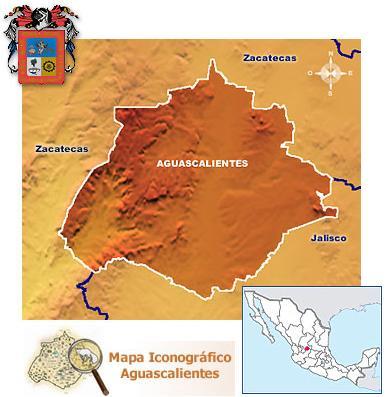 GEOGRAFÍA Y POBLACIÓN El estado de Aguascalientes cuenta con una superficie de 5,616 km2. Se localiza en el centro-norte del país.