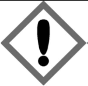 Junto a las indicaciones de peligro y consejos de prudencia, la palabra de advertencia y pictograma/s que figuran a continuación: Palabra de advertencia Atención Pictograma/s Atención GH07 GHS02 5.